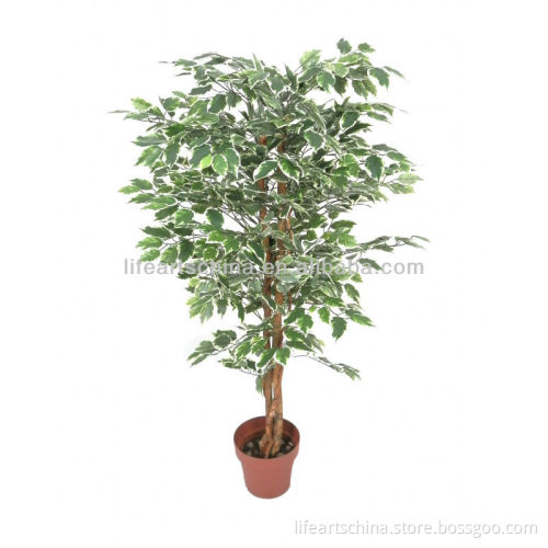 artificial 130cm ficus tree, silk leaf or real touch leaf